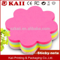 flower shaped sticky notes, decorative memo pad, sticky notes with combined paper colours, for office, party, school, very cute